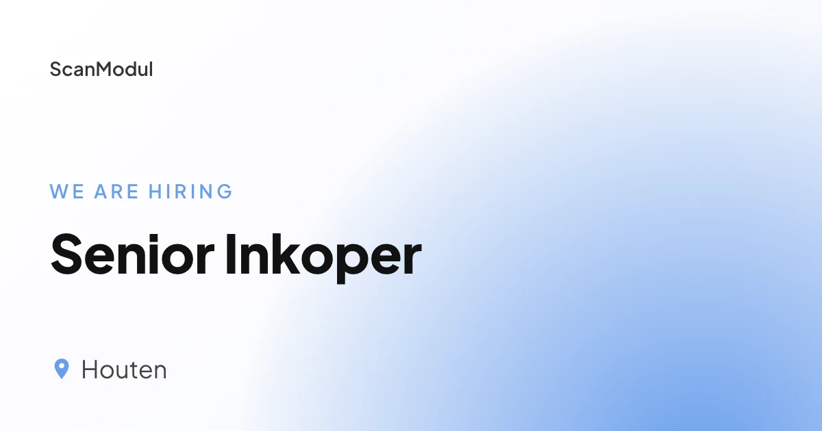 image Senior Inkoper